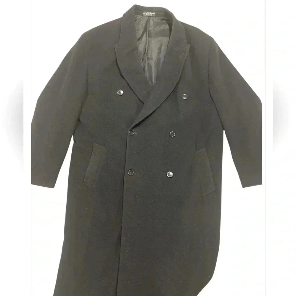 Chaps Ralph Lauren Mens Cashmere Chaps Ralph Lauren Overcoat Jacket L-48 - Picture 7 of 11